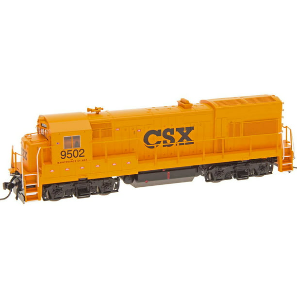Intermountain Ho Scale Ge U18b Locomotive Csx Mow Maintenance Of Way Orange Dcc Walmart Com