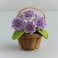 thumbnail image 5 of Crochet Sunflower Bouquet Purple, Crochet Sunflower Bouquet, Knitted Potted Flower, Handmade Home Decor, Crochet Sunflower Bouquet, Handmade Artificial Flowers, Mom Birthday Gift Decor, By Kingtowag, 5 of 9