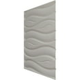 thumbnail image 4 of Ekena Millwork 19 5/8"W x 19 5/8"H Swell EnduraWall Decorative 3D Wall Panel, Bright Coat Gold (Covers 2.67 Sq. Ft.), 4 of 6