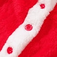 thumbnail image 3 of BLVB Newborn Baby Boys Girls Christmas Clothes Fleece Romper One-Piece Jumpsuit Infant Bodysuit Fall Winter Warm Clothes, 3 of 4