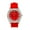 Red, variant on Mens Silver Big Rocks with Roman Numerals Fully Iced Out Spring Summer Colorful Dial Watch - ST10357 RN Single