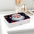 thumbnail image 6 of Santa Claus Elegant PU Leather Jewelry Box with Removable Compartment, Portable Earring Organizer, Necklace Organizer, and Decorative Box, 6 of 6