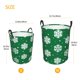 thumbnail image 3 of Fotbe Snowflake Cesto de Ropa con Asas, Cesto Impermeable de Gran Capacidad, Bolsa de Lavado para Dormitorio, Cesto de Ropa con Ruedas y Asas-Small, 3 of 6