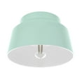 thumbnail image 5 of Hunter - Cranbrook 1-light Mint, Medium Size Flush Mount Light, Dimmable, Modern Style, Bell Shaped, for Bedrooms, Dining, Living Rooms - 19171, 5 of 7
