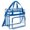 Blue, variant on Clear Bag for Stadium Events, Clear Backpack, Clear Purse, Clear Tote Bag, Transparent Crossbody Stadium Bag With Storage Compartment for Work Sports Gym Travel