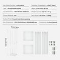 thumbnail image 3 of KFFKFF 10PCS 23.6inch Tall Wedding Column Flower Stand Display Rack Acrylic, 3 of 9