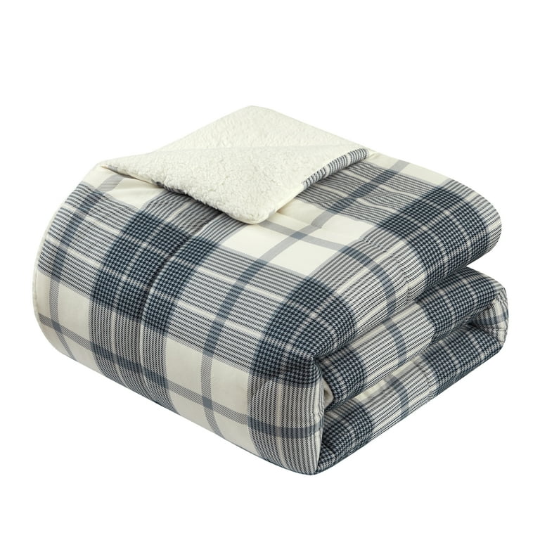 Mainstays dog cozy flannel reverse to super soft sherpa comforter set cheap