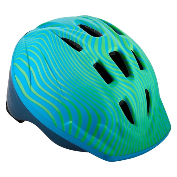 Schwinn Classic Toddler Bicycle Helmet, Ages 3 - 5, Blue and Green