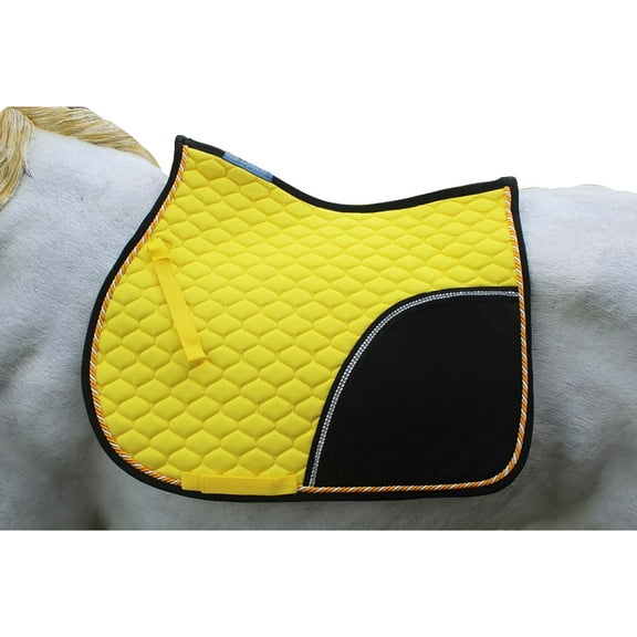 Horse English Saddle Pad All Purpose Cotton Quilted Trail Saddle Yellow 72133