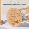 thumbnail image 4 of JingChun Vintage Hourglass Sand Timer, 1 Minute Decorative Wooden Sandglass, Sand Clock Watch Colored Sand Hourglass Clock for office Home Decor Gift, 4 of 9