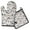 Realistic Feather Collage, variant on Multicolor Ethnic Mandala Pattern Kitchen Oven Mitt and Pot Holder Sets 2 Pcs for Baking, Cooking and Grilling, Heat Resistant Up To 392 °F