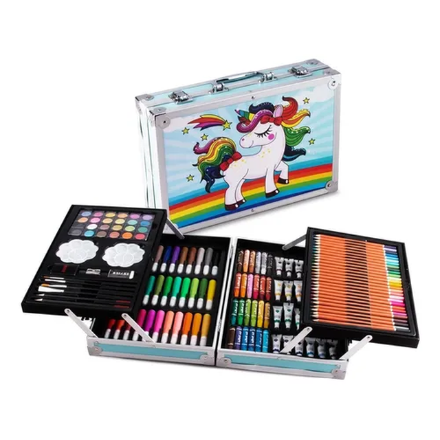 Kit De Lápices De Dibujo 145 Pcs Malubero Mlu2165