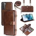 thumbnail image 1 of Compatible Galaxy S9 Plus Wallet Case Flip Wallet Magnetic Detachable 2-in-1 Leather Card Holder (with 13 Card Slots) Kickstand Multifunctional Cross Body Wallet Phone case, 1 of 8