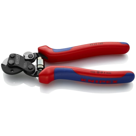 

KNIPEX Tools 95 62 160 Wire Rope Cutters Opening Lock and Spring 6-Inch