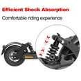 thumbnail image 4 of yeacher Enhanced Ninebot G30 MAX Rear Suspension Kit with Mudguard & Turn Signal Light - Black/Red Options, Steel Construction, Easy Installation Included, 4 of 6