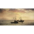 thumbnail image 2 of Great Art Now Bar Harbor Lobster Boats by Lori Deiter, Framed Wall Art, 32.5W x 20.5H, 2 of 2
