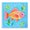 Happy Fish Underwater, variant on Stupell Industries Tropical Whimsical Gradient Fish Canvas Art, 17 x 17, by Andrea Haase