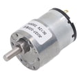 thumbnail image 1 of DC Gear Motor, DC Gear Motor 12V Speed Reduction Geared Motor with Hall Encoder for DIY Robot Equipment Electric Curtains High Torsion Low, Controls, 1 of 7
