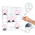 thumbnail image 4 of YEUHTLL 12 Grids Clear Acrylic Model Toy Display Case Action Figures Dustproof Showcase, 4 of 8