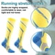 thumbnail image 3 of Dinheiro Calcetines de compresión de Tubo Deportivo - Calcetines elásticos para Correr al Aire Libre - Calcetines de presión para protección de piernas,Amarillo,L/XL, 3 of 5