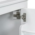 thumbnail image 7 of 60" Bathroom Cabinet With Double Vanities, Ceramic Sinks And Practical Storage Design White Vanity Sinks, Spacious A Classy Feel, 7 of 7