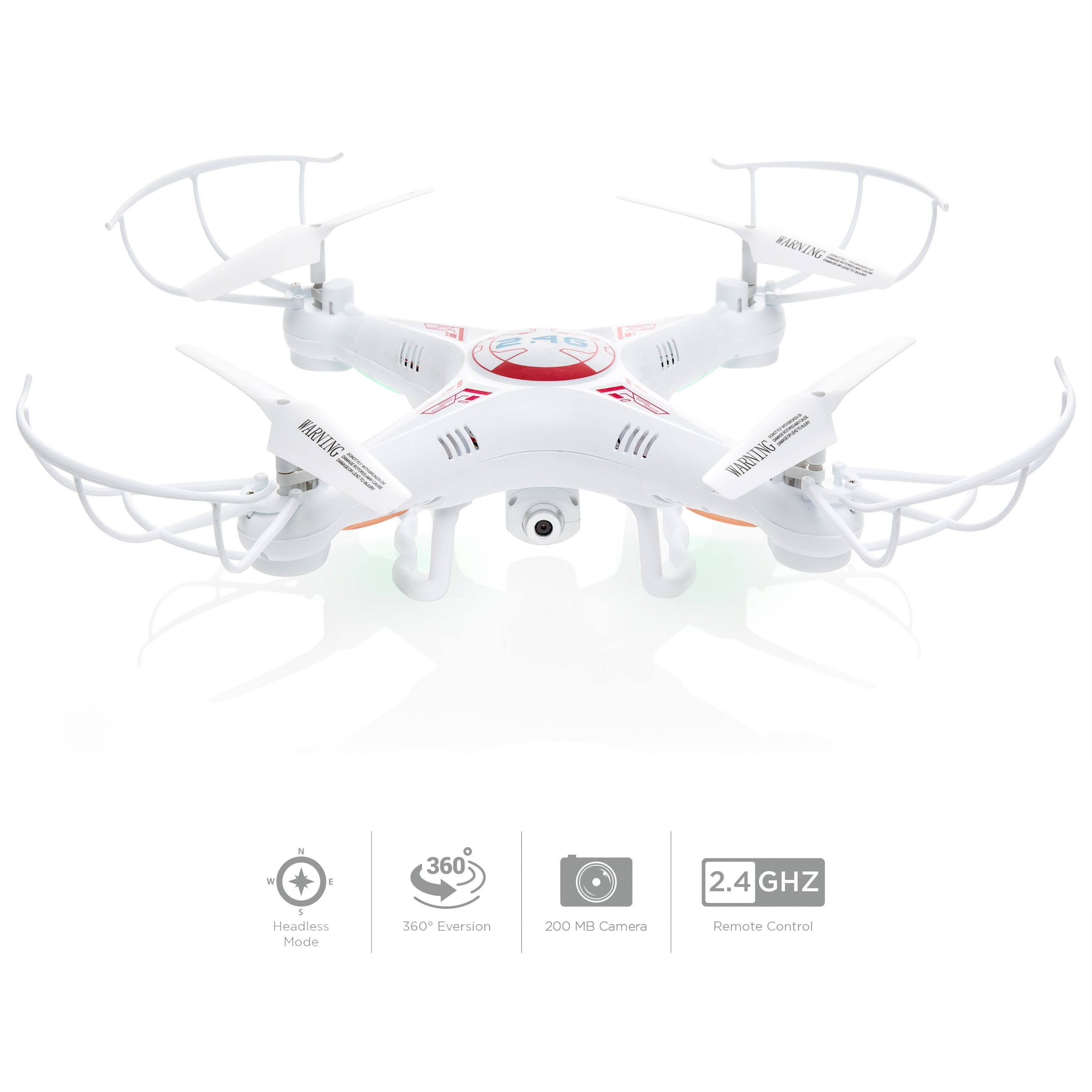 gyro rc quadcopter drone with 2.0 mp hd camera and remote control