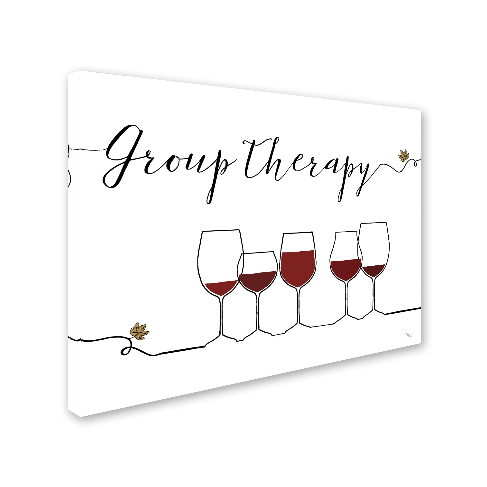 Trademark Fine Art 'Underlined Wine IX' Canvas Art by Veronique Charron