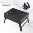 thumbnail image 4 of Gril Barbecue, Structure Stable en Fer et Acier Inoxydable, Nettoyage Facile, Gril Portatif au Charbon pour Pique-Nique, 4 of 7