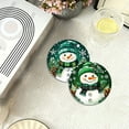 thumbnail image 7 of Meggemo Christmas Themed Coaster Set 6 Pcs Non Slip Absorbent Heat Resistant Coasters For Drinks Cups Mugs Home Kitchen Dining Room Holiday Decor, 7 of 7