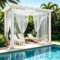thumbnail image 4 of Beaded Fringe String Curtain Sparkling Hanging Window Divider Drape for Patio Gazebo Backdrop Indoor Outdoor Wall Decor, 4 of 7