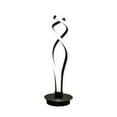 thumbnail image 6 of Modern Simple Black Double Spiral LED Table Lamp 10W Bedside Lamp for Bedroom, Living Room, Office, Nightstand, Bookshelf, 6 of 12