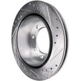 thumbnail image 6 of Detroit Axle - 2WD or 4WD Rear Drilled & Slotted Disc Brake Rotors Replacement for Dodge Ram 1500 2500 3500 Fits select: 2003-2005 DODGE RAM 2500 ST/SLT, 2008 DODGE RAM 1500 ST/SLT, 6 of 7