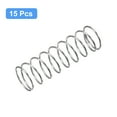 thumbnail image 3 of Unique Bargains Ressort de Compression, Lot de 15 en Acier Inoxydable 304, Diamètre 16 mm, Fil 1 mm, Longueur 50 mm, 3 of 6