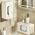 thumbnail image 1 of Fiudx Caja de Pañuelos, Elegante Organizador de Cajones Transparente, Elegante Soporte de Pared para Baño, Práctico Accesorio para Sala de Estar, Ideal para Viajes En Casa o En La Oficina, Práctico A, 1 of 6