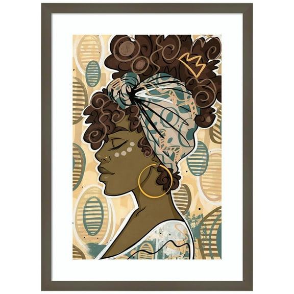 Amanti Art Crowned Wood Framed Wall Art Print