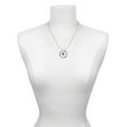 thumbnail image 3 of Delight Jewelry Silvertone Red Enamel Firefighter Helmet Live Ring Charm Necklace, 18", 3 of 4