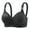 Black, variant on Women Wireless Comfort Bras Full Coverage Breathable Seamless T Shirt Bra Adjustable Straps for Daily Wear Plus Size 38C 40C 42C 44C Multi Colors