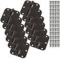 thumbnail image 2 of Cauldham (12 Pack) Heavy-Duty 3-1/2" Interior Door Hinges with 5/8" Radius Corners - Oil Rubbed Bronze, 2 of 7