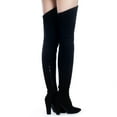 thumbnail image 3 of Shoe'N Tale Woman Suede Thigh High Over The Knee Boots, 3 of 3