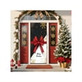 thumbnail image 4 of HHGBAD Christmas Door Cover, Decorative Curtain, Polyester Fabric, Festive Holiday Decoration, Perfect for Front Doors, Indoor Walls, Tablecloth, Easy to Install, Durable Design, 4 of 8