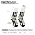 thumbnail image 2 of Logiee Colors Cats Print Adult Socks for Men & Women,Calf Socks, Ankle Socks,Boots Socks,Breathable Casual Sock,Unisex Crew Socks, 2 of 6