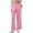 Pink1, variant on Lmnyox Women's Fall Casual Trousers Wide Leg Striped Lounge Pants Loose High Waist Pocket Pants for Women