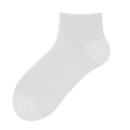 thumbnail image 2 of 1 Pair Cooling Mesh Ankle Socks for Women, Thin Breathable Odor-Resistant Seamless Toe Liners with Moisture-Wicking Fabric for Running & Sports White, 2 of 3