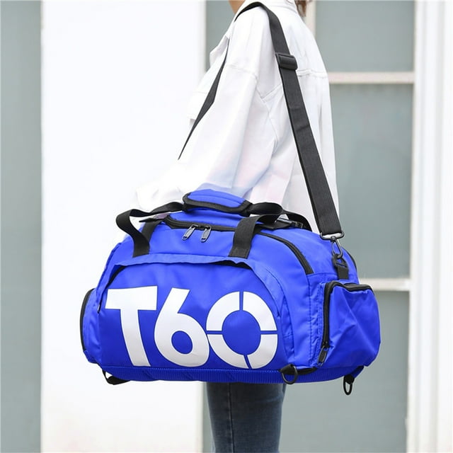 Multi-Function Large Capacity Duffel Backpack Adjustable Shoulder Straps for Gym Soccer Swimming Taekwondo Travel Lightweight Carry