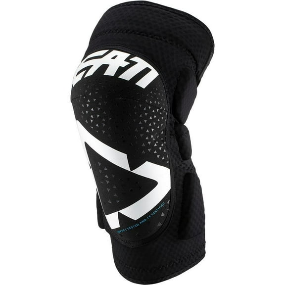 Leatt 3DF 5.0 Mini Knee Guards, Youth, White/Black, Mini, Pair