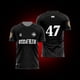 thumbnail image 3 of Camiseta Omerta para fanáticos del boxeo con estampado 3D, transpirable, para hombres y mujeres, ropa deportiva de verano para exteriores, camisetas de manga corta con cuello redondo para niños, 3 of 5