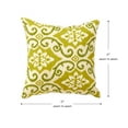 thumbnail image 4 of Greendale Home Fashions 17'' x 17'' Reversible Outdoor Throw Pillow, Set of 2, Shoreham Ikat, 4 of 7