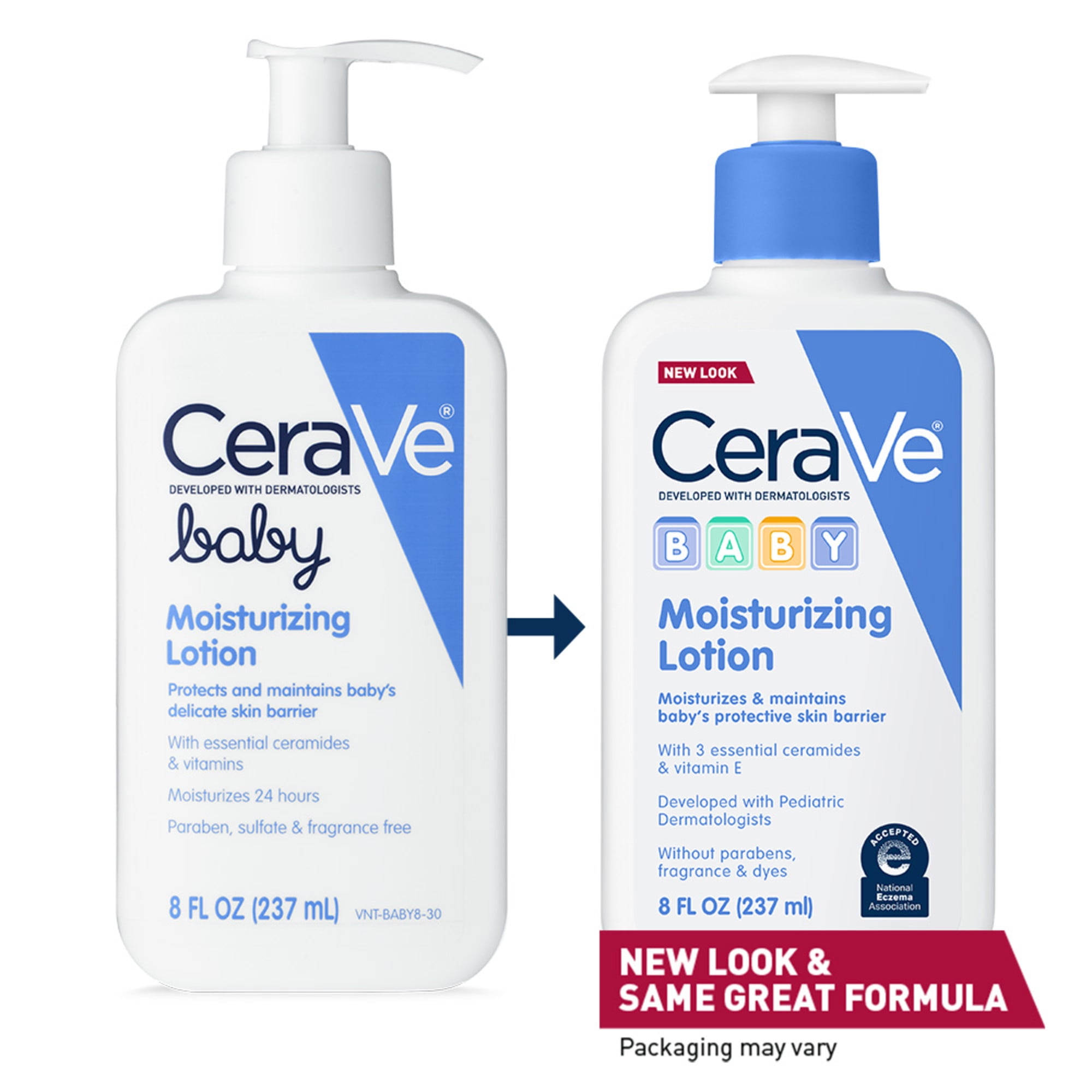 Okklusion Specialist Interessant CeraVe Baby Moisturizing Lotion with Vitamin E for Baby Skin, 8 fl oz,  Fragrance Free - Walmart.com