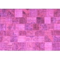 thumbnail image 1 of Ahgly Company Indoor Rectangle Patchwork Purple Transitional Area Rugs, 3' x 5', 1 of 4