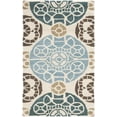 thumbnail image 2 of Safavieh Wyndham Louise Medallion Area Rug, Beige/Blue, 3' x 5', 2 of 8